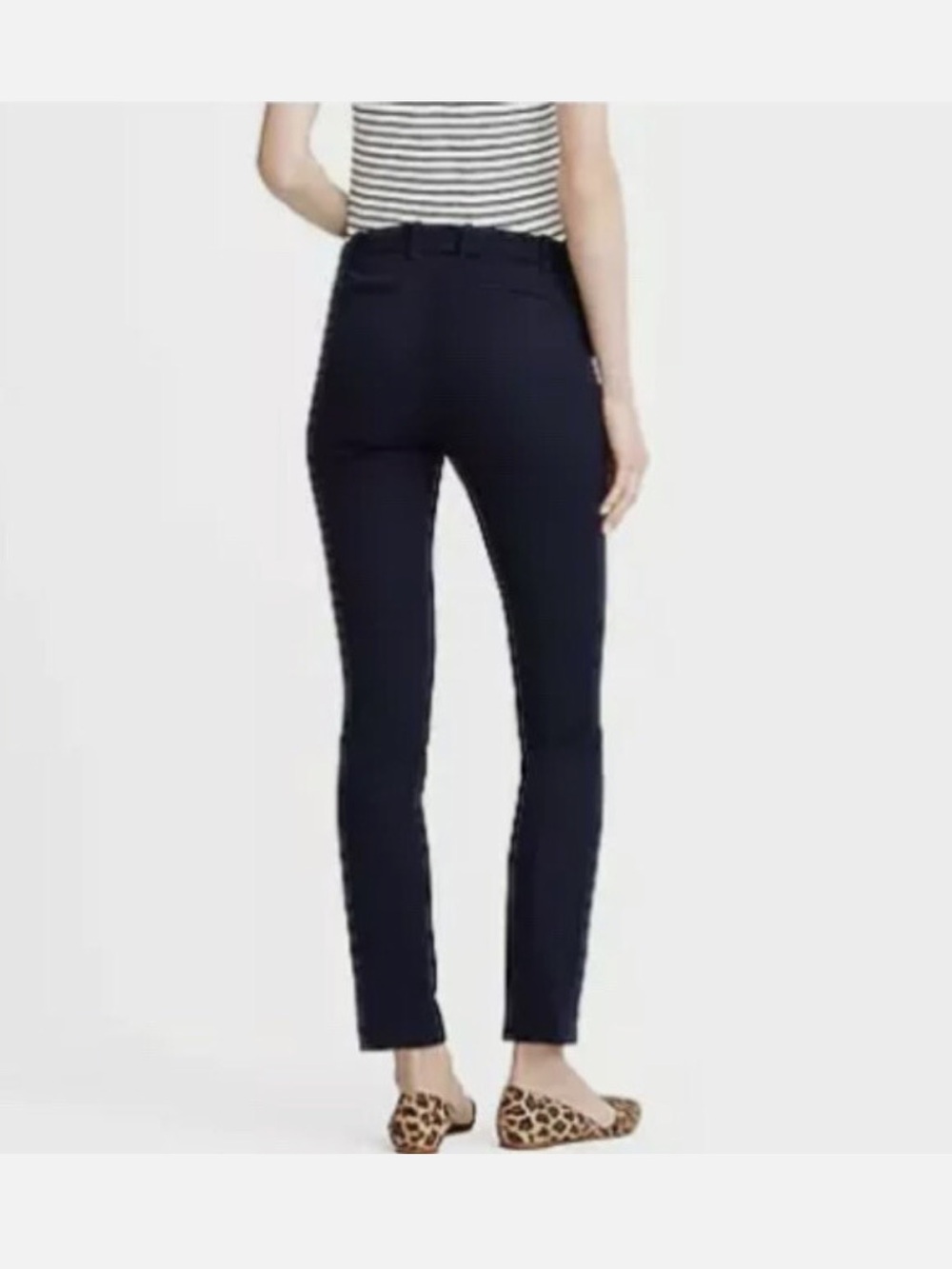J. Crew Navy Straight-Leg Pants